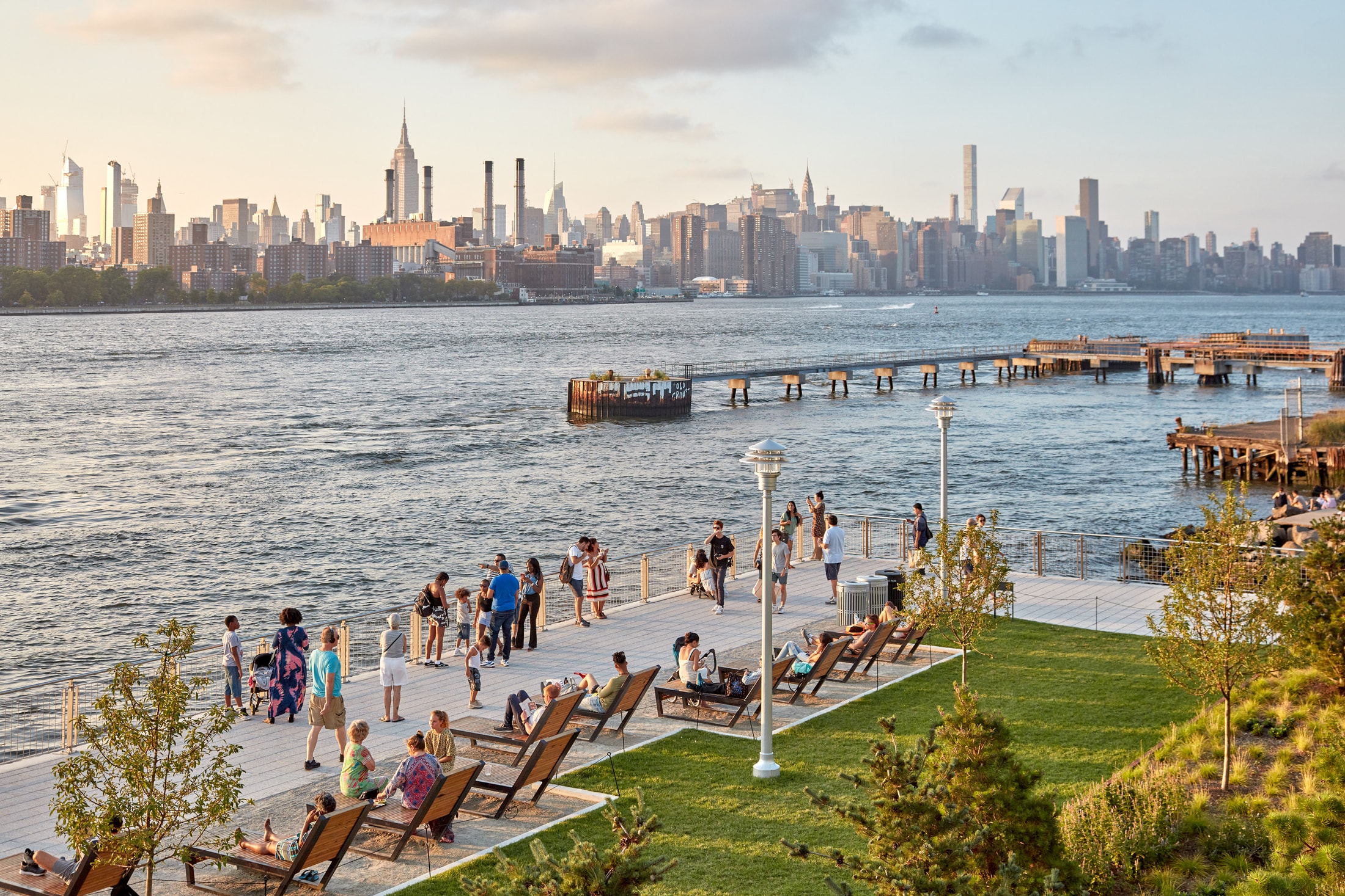 Domino Park on the Williamsburg waterfront